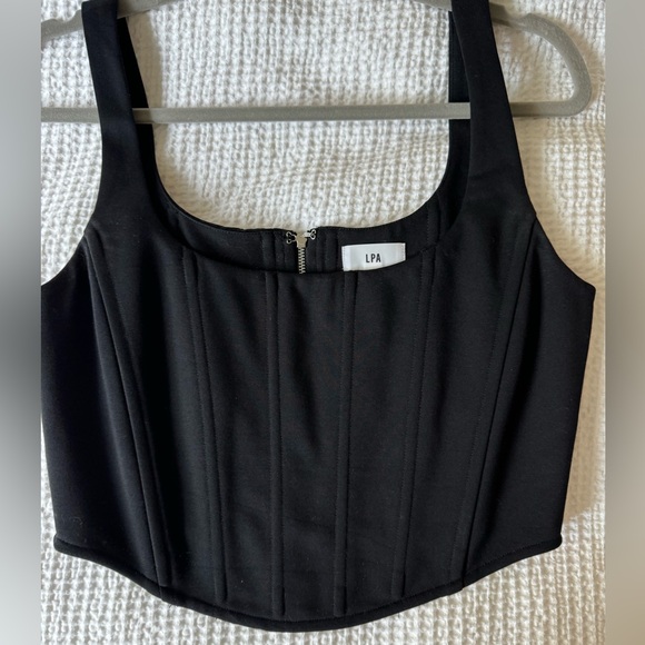 Soft Ribbed Corset Top - Picture 5 of 5